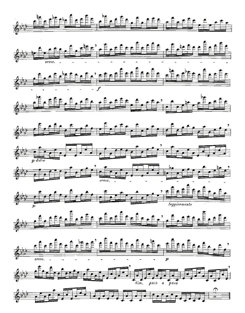 Moyse - 25 Studies after Czerny flute 之25（25首改编自车尔尼作品的练习曲）