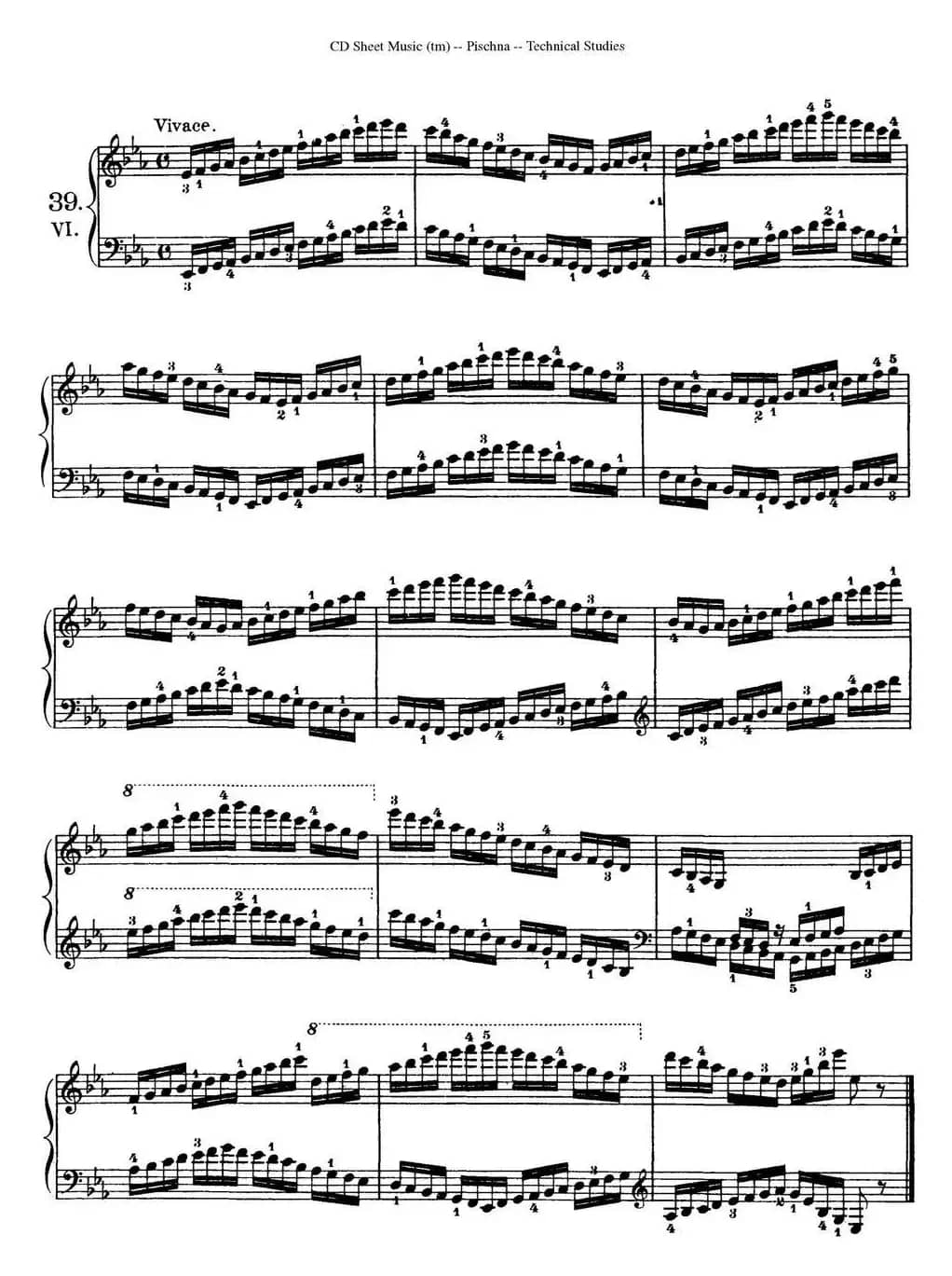 Technical Studies 60 Progressive Exercises (60首钢琴循序渐进练习曲 P61——70)