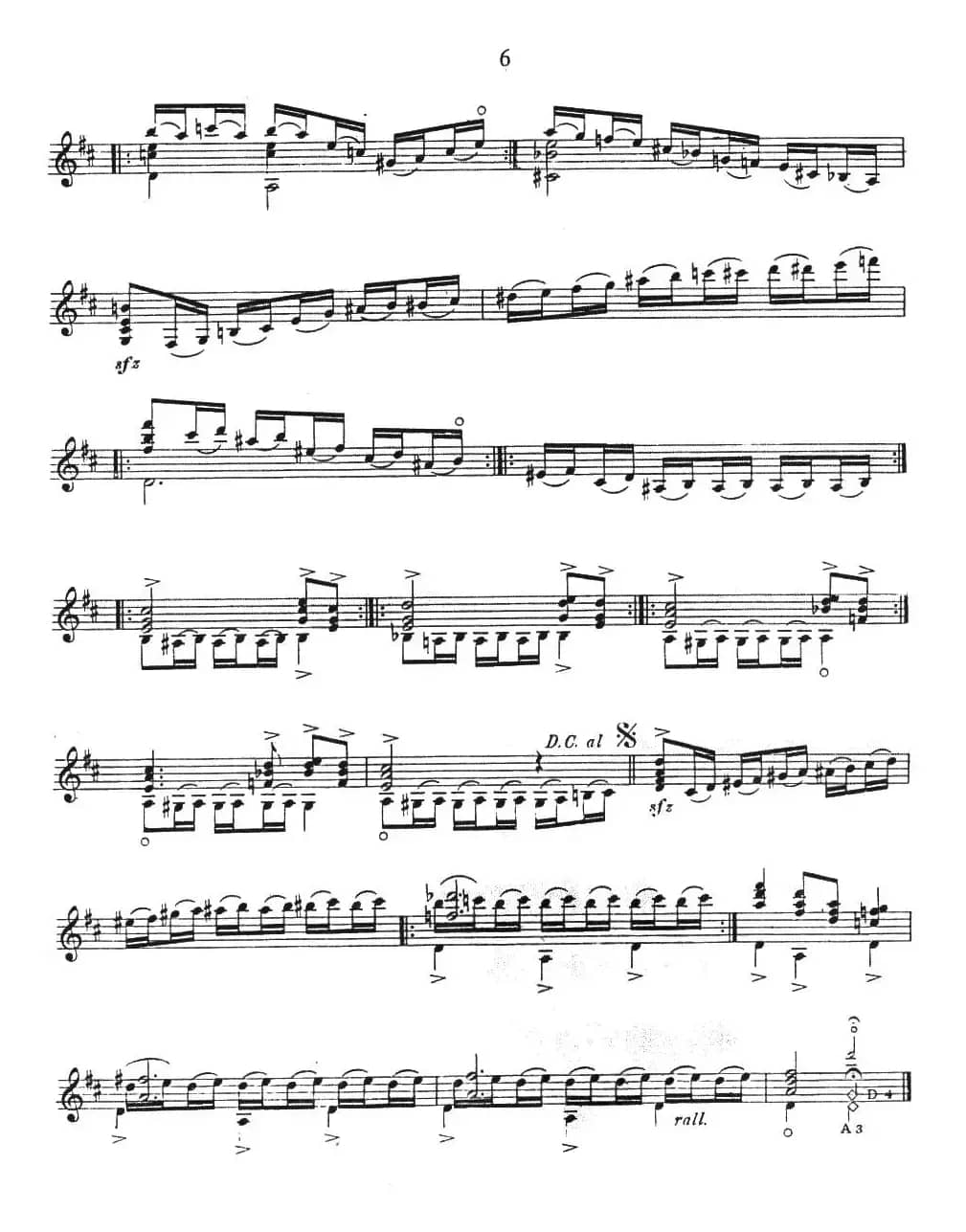 练习曲第三号（古典吉他）