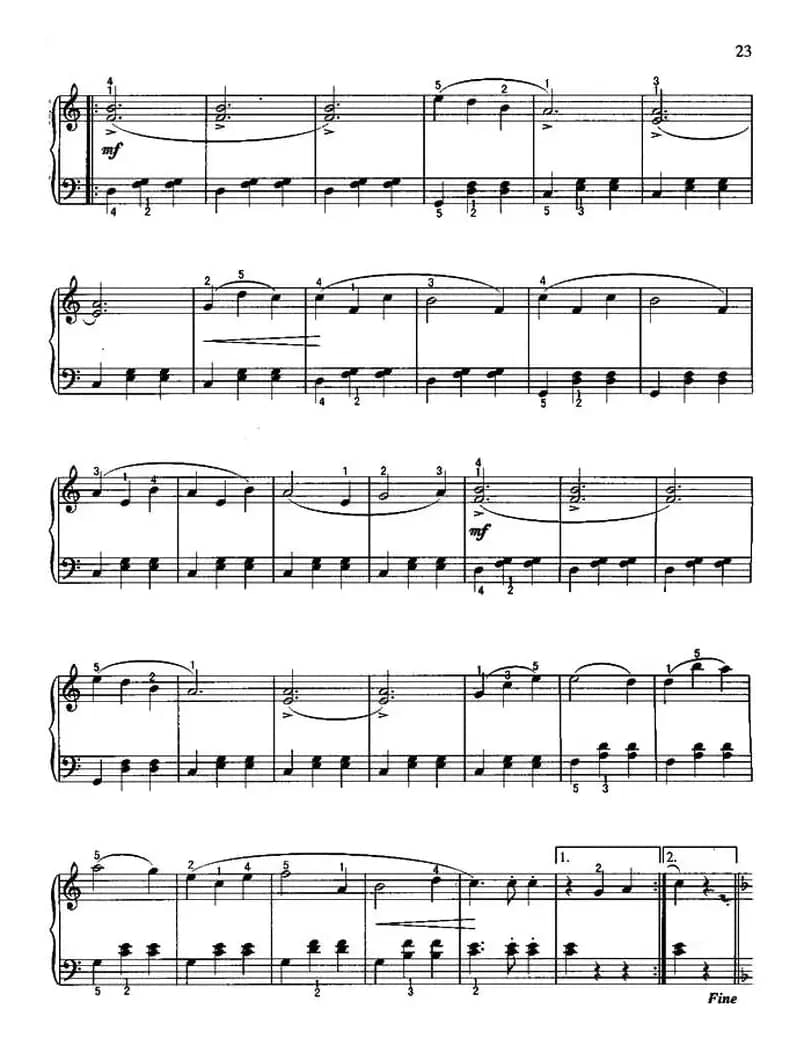 水仙女（钢琴小曲）