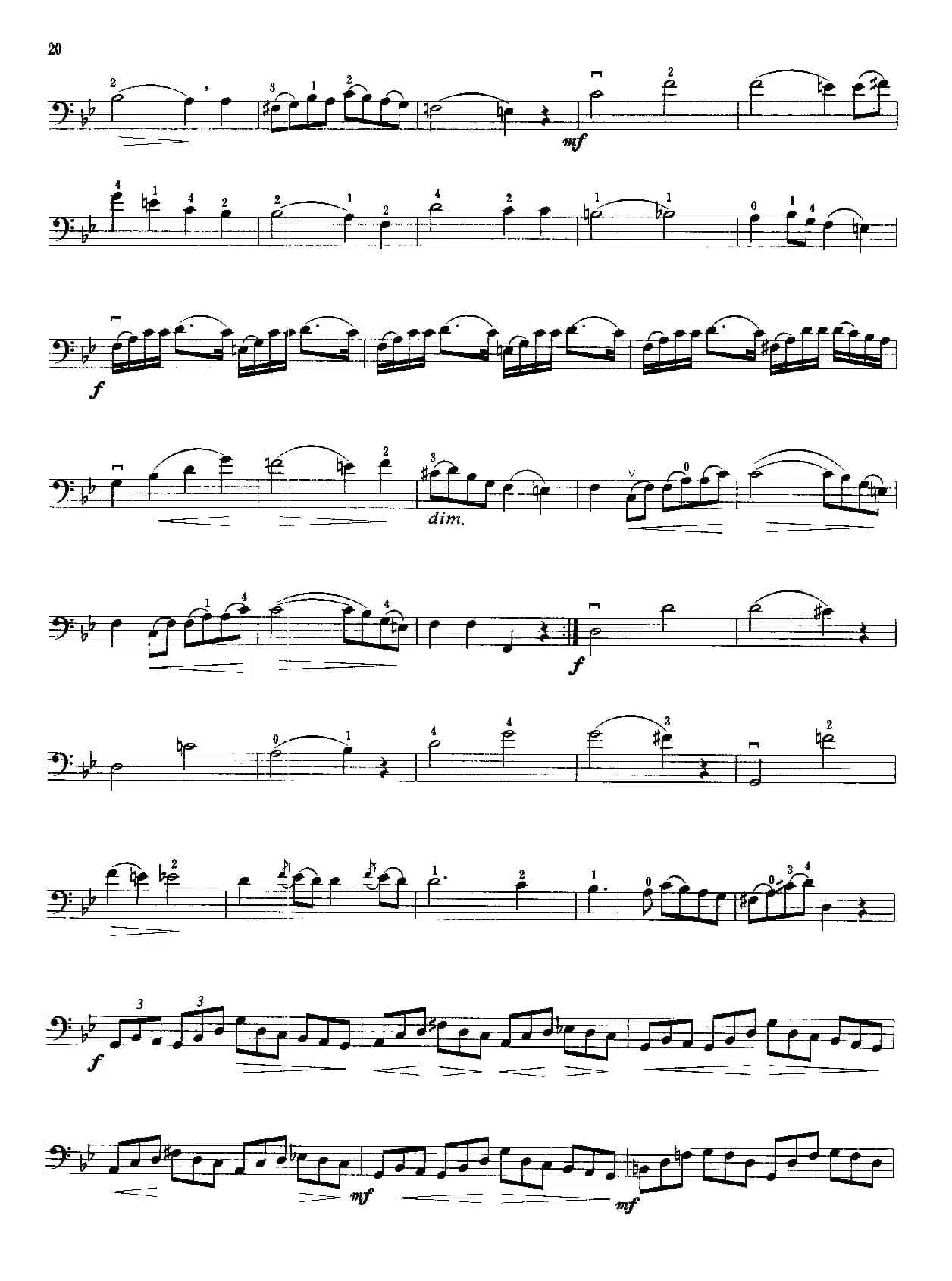 第一奏鸣曲第一乐章Op.43（儿童大提琴曲）