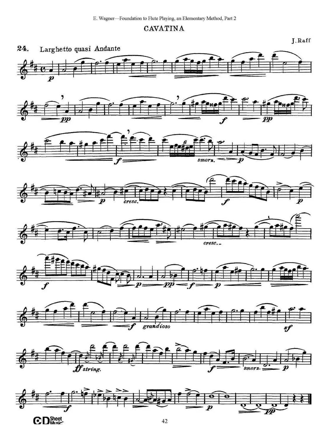 长笛演奏基础教程练习（Collection of Songs and solos）