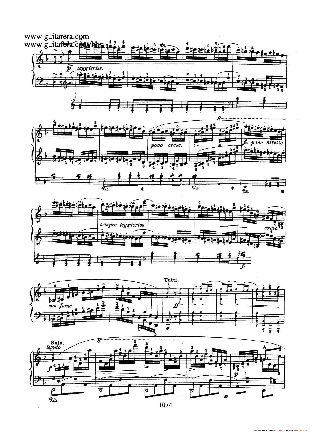Krakowiak Grand Rondo de Concert Op.14 （克拉科维克音乐会用大回旋曲·钢琴独奏版）