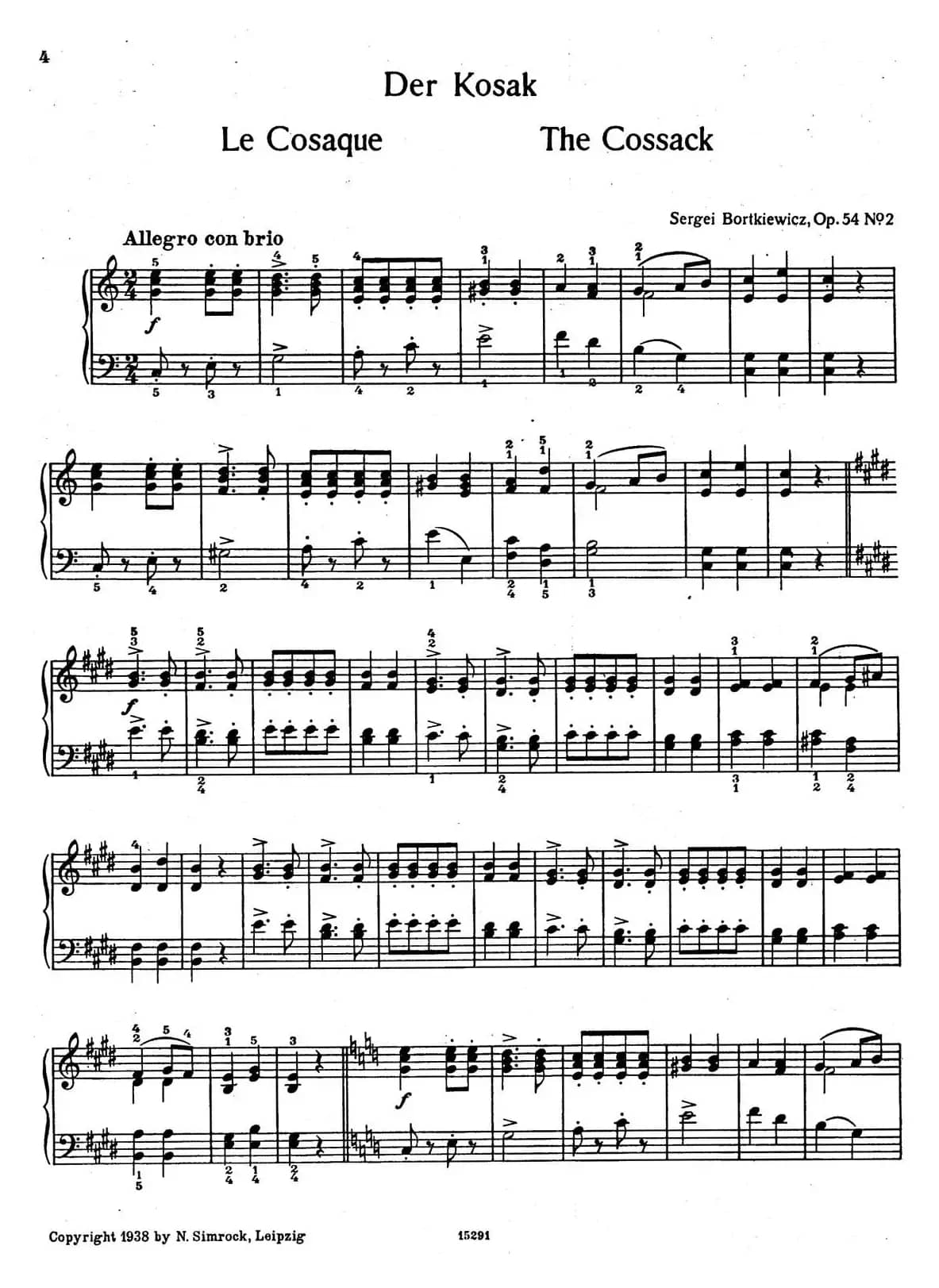 9首简易小品“玩偶” （9 Easy Pieces Op.54）（2）