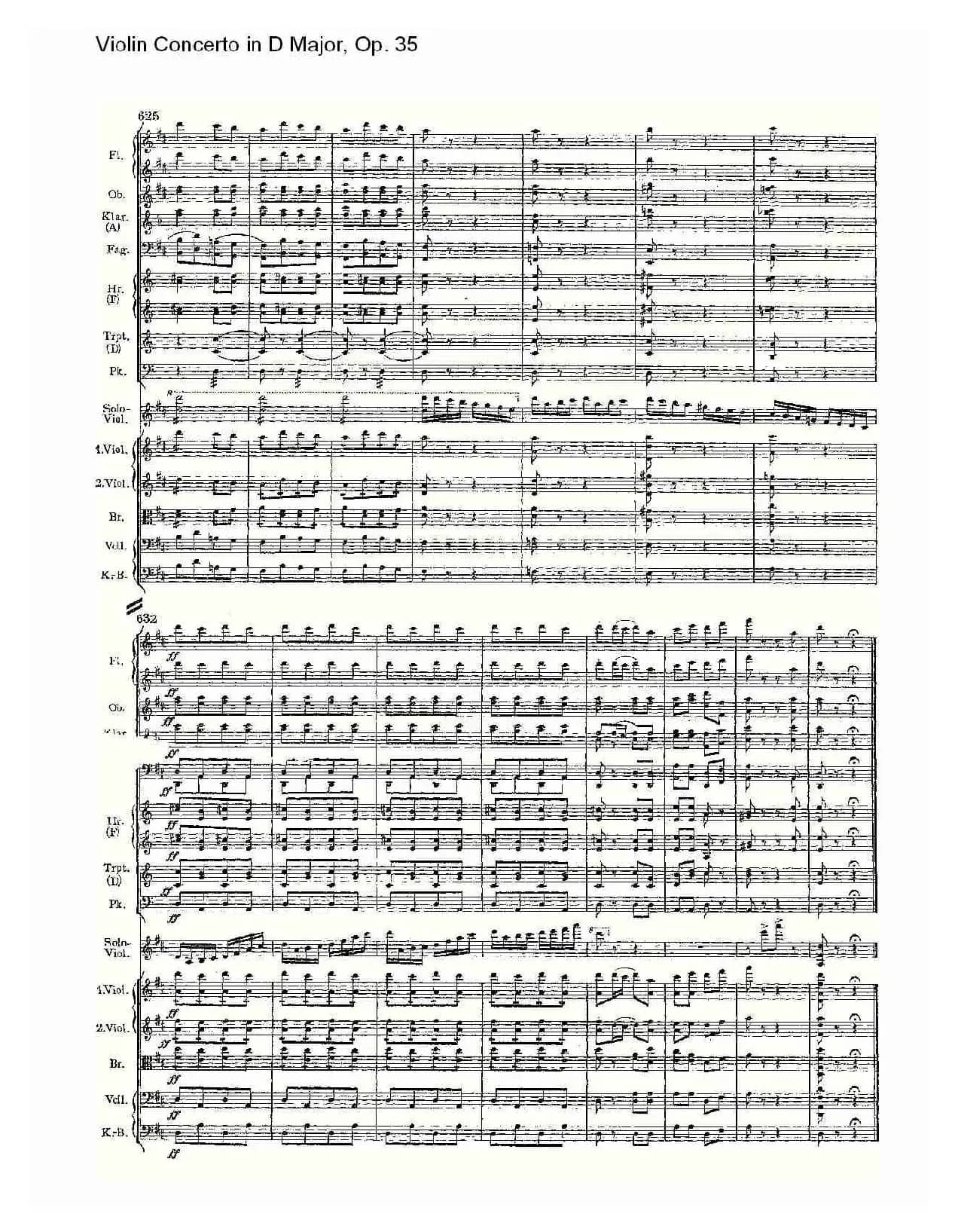 D大调小提琴协奏曲, Op.35第三乐章（二）