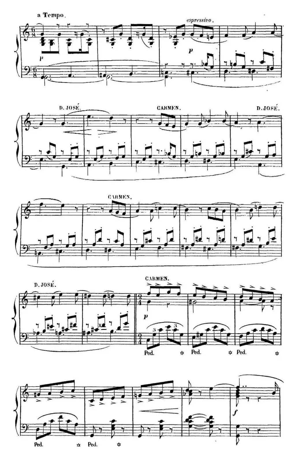 Carmen for Solo Piano（卡门全剧钢琴独奏版）（No.16）
