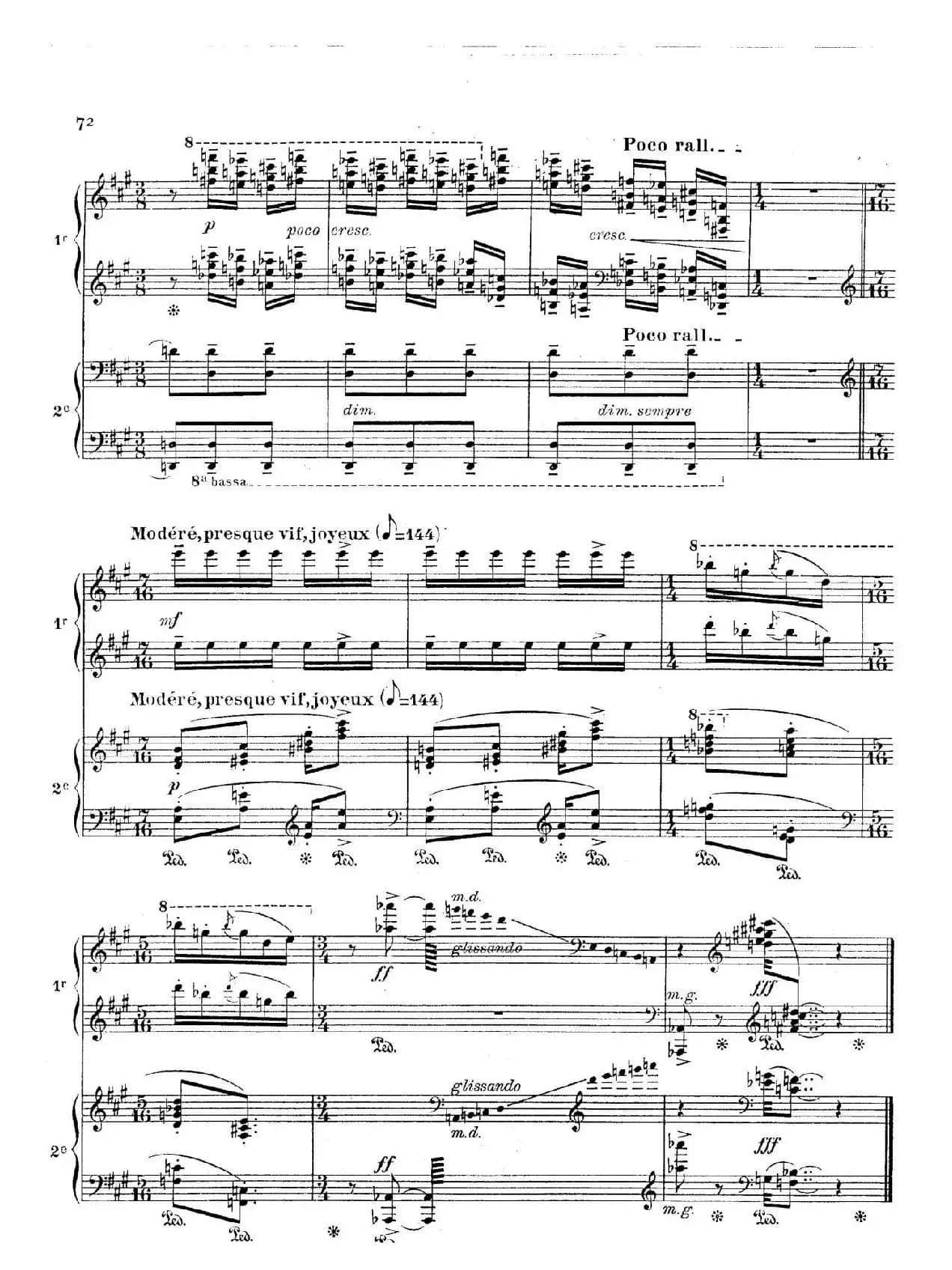 Visions de l'Amen（阿门的幻想·双钢琴·Ⅴ）