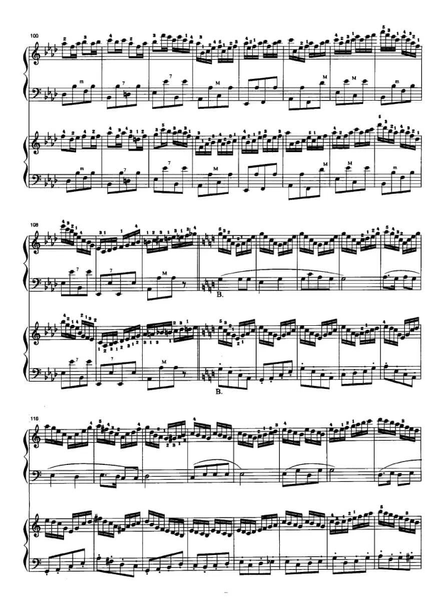 鄂伦春民歌主题变奏曲（四手联弹）