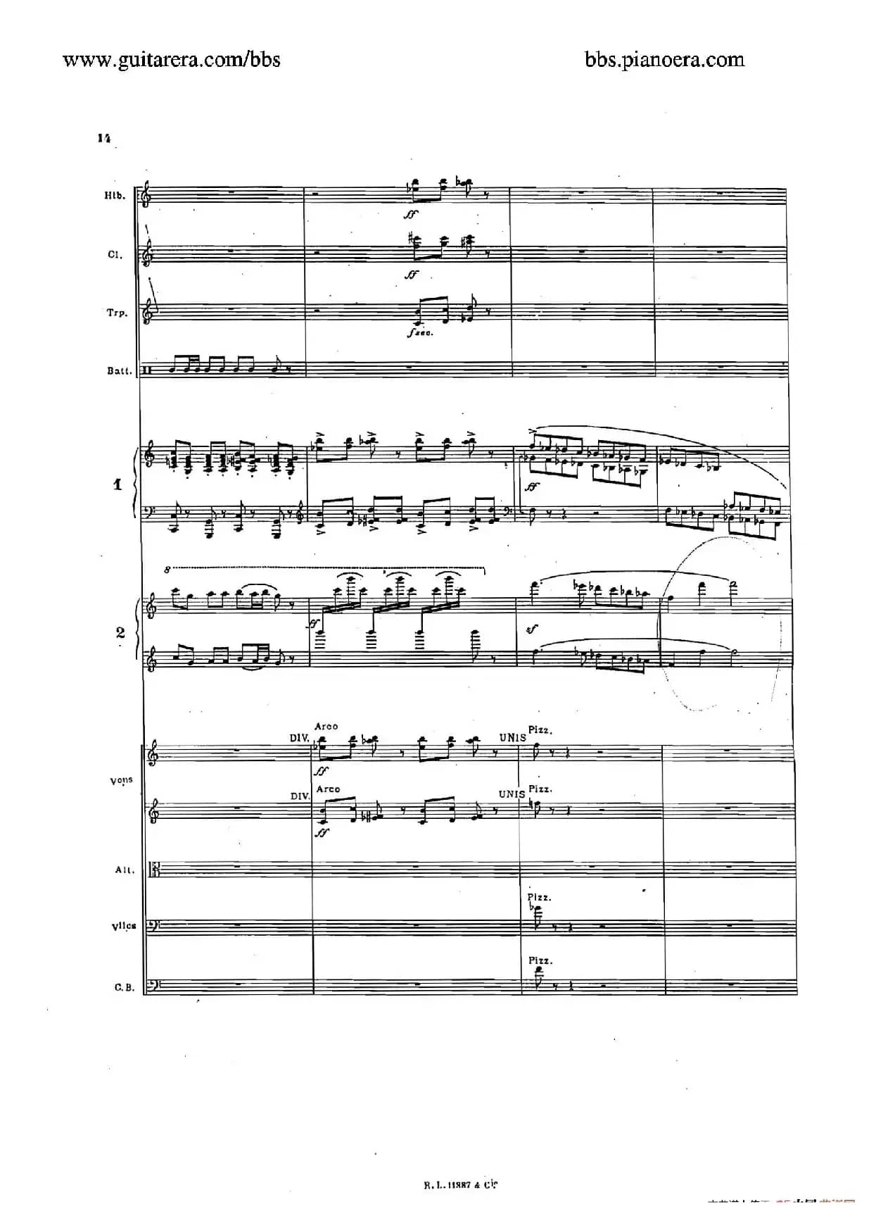 Concerto for 2 Pianos in d Minor（d小调双钢琴协奏曲·总谱）