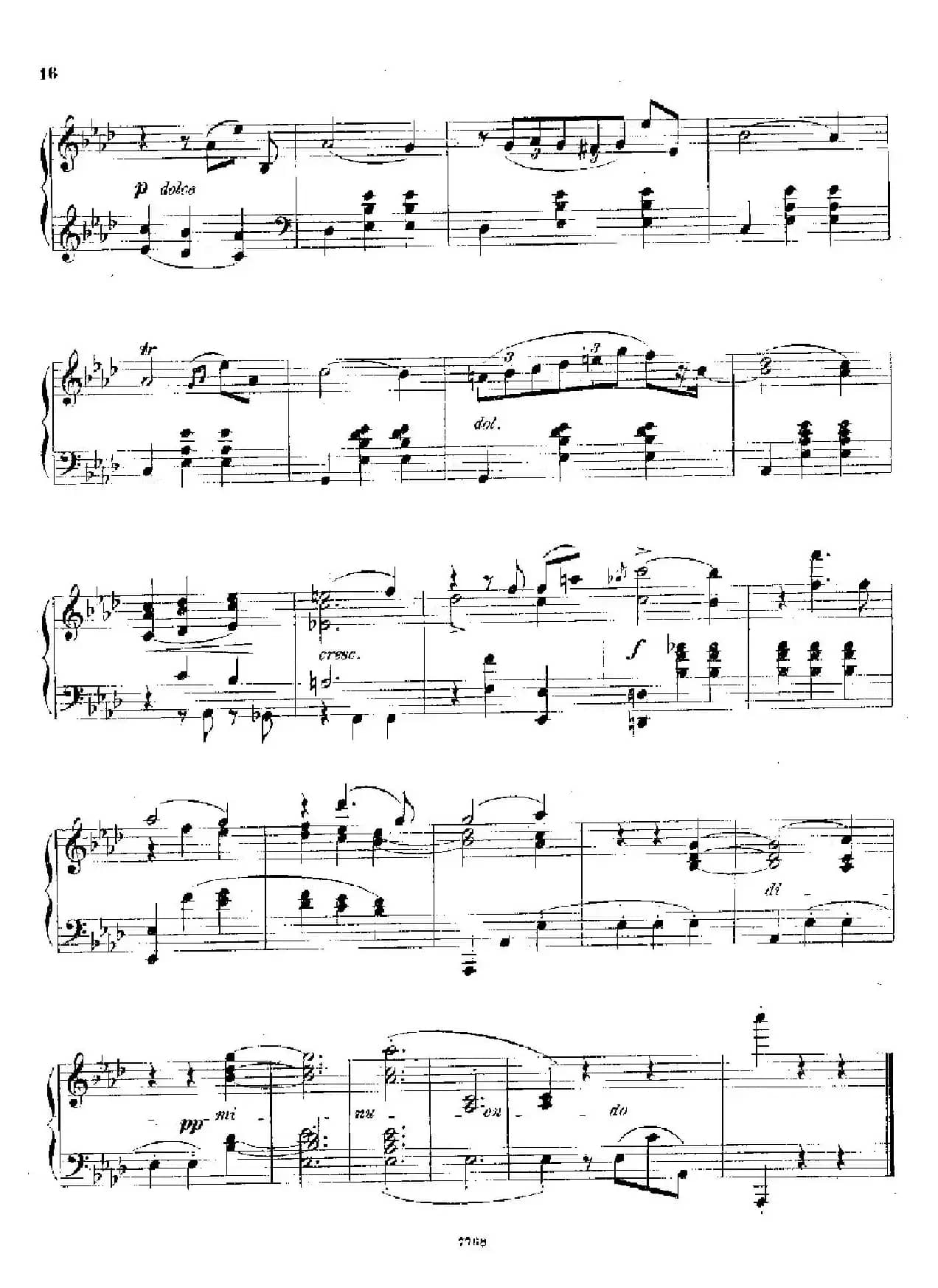 Phantasien Am Clavier Op.36（幻想曲集·第六首）
