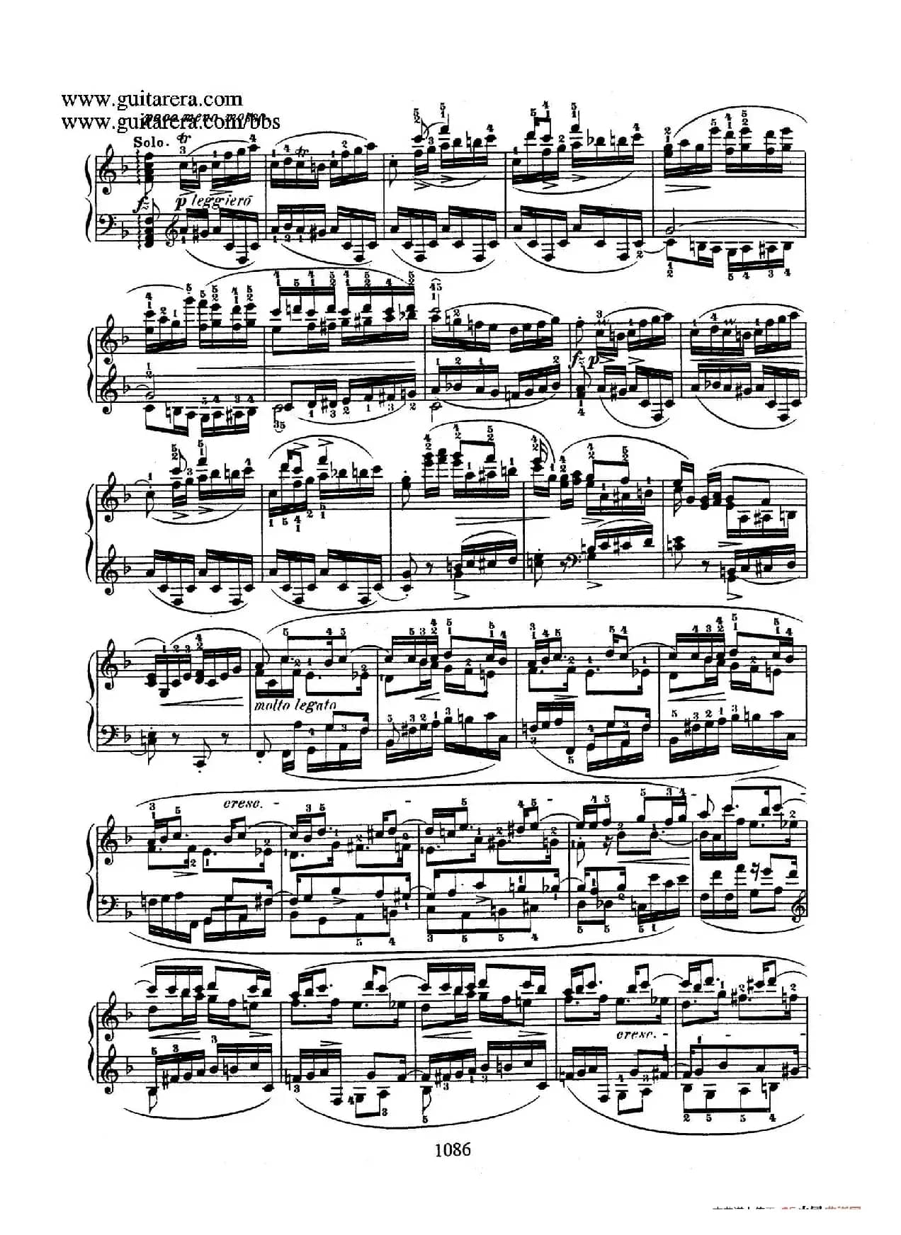 Krakowiak Grand Rondo de Concert Op.14 （克拉科维克音乐会用大回旋曲·钢琴独奏版）