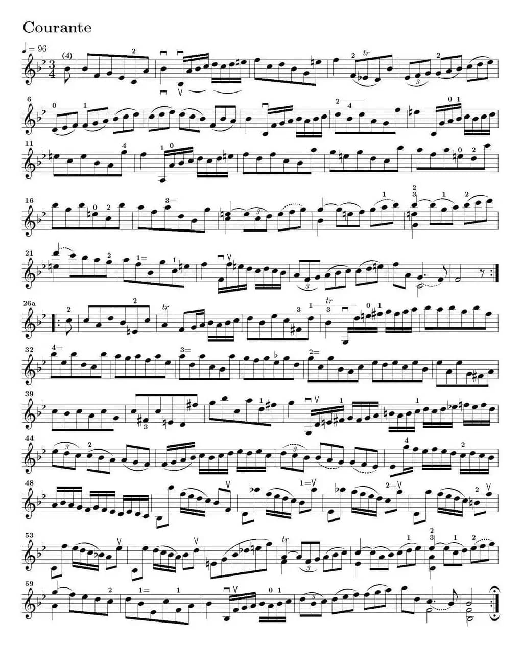 Six Suite Violincello Solo senza Basso（Suite IV）（6首无伴奏大提琴组曲·Ⅳ）