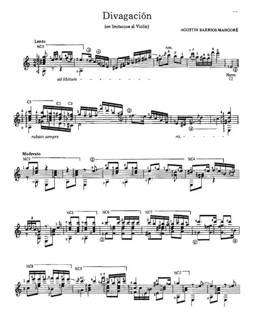 Divagacion（古典吉他）