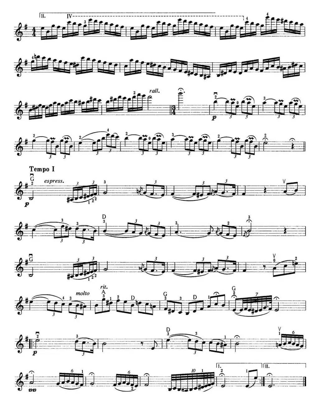 小提琴考级第七级：外国乐曲（8首）