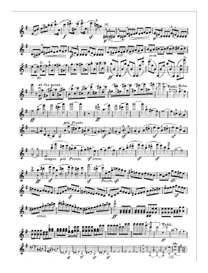 e小调小提琴协奏曲