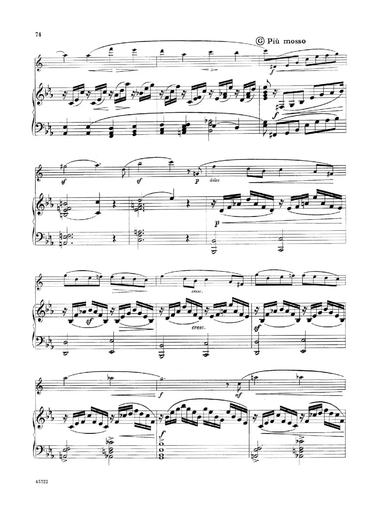 15首古典萨克斯独奏曲：15、Fantasy Piece（中音萨克斯+钢琴伴奏）