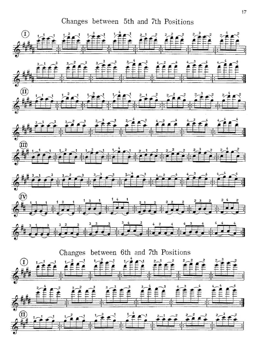 小提琴换把练习曲（第二部分）