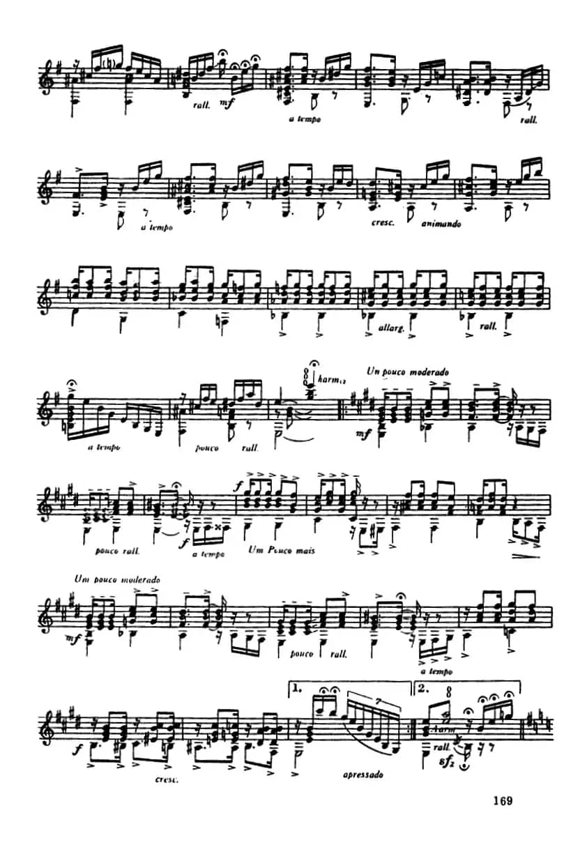 肖罗舞曲第一号（古典吉它）