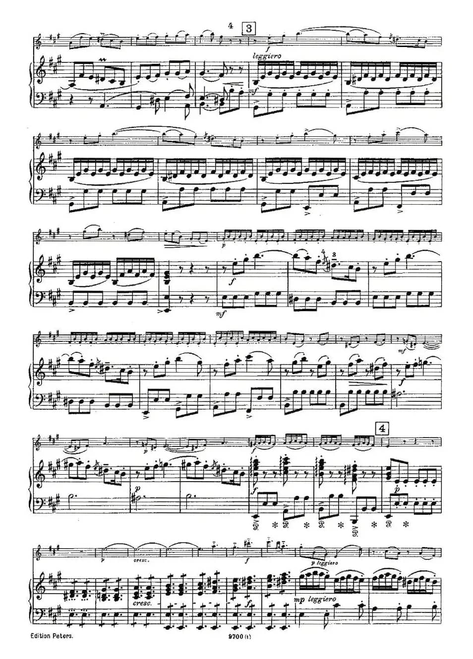 Mozart - Violin Sonata No.1, KV. 305（第一小提琴奏鸣曲）