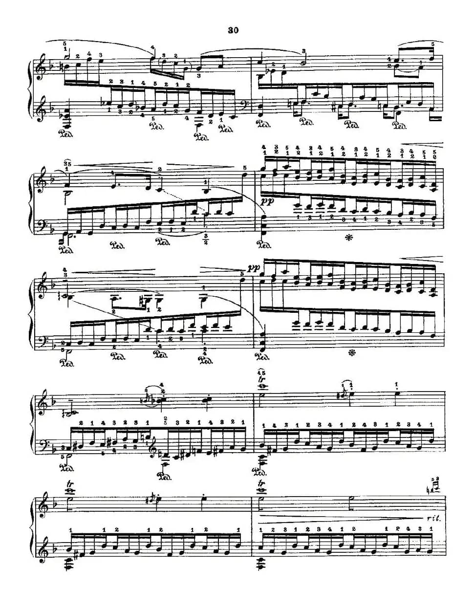 肖邦《练习曲》Fr.Chopin Op.10 No8-1