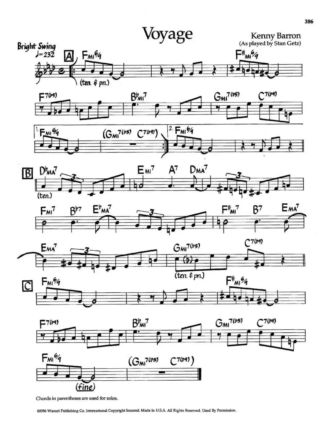 Voyage（爵士钢琴曲）