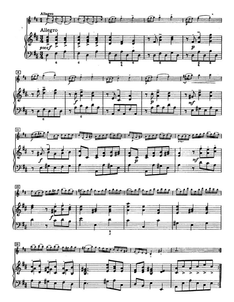 第四奏鸣曲（小提琴+钢琴）