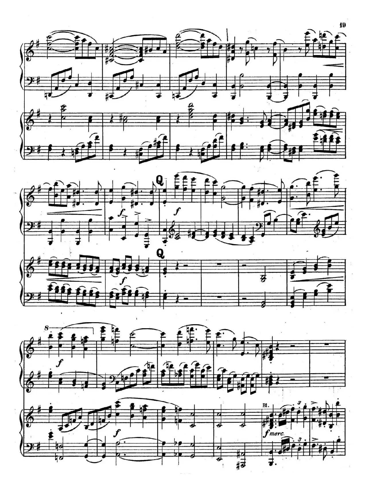 Symphony No.4 in e Minor Op.98（e小调第四交响曲·双钢琴）