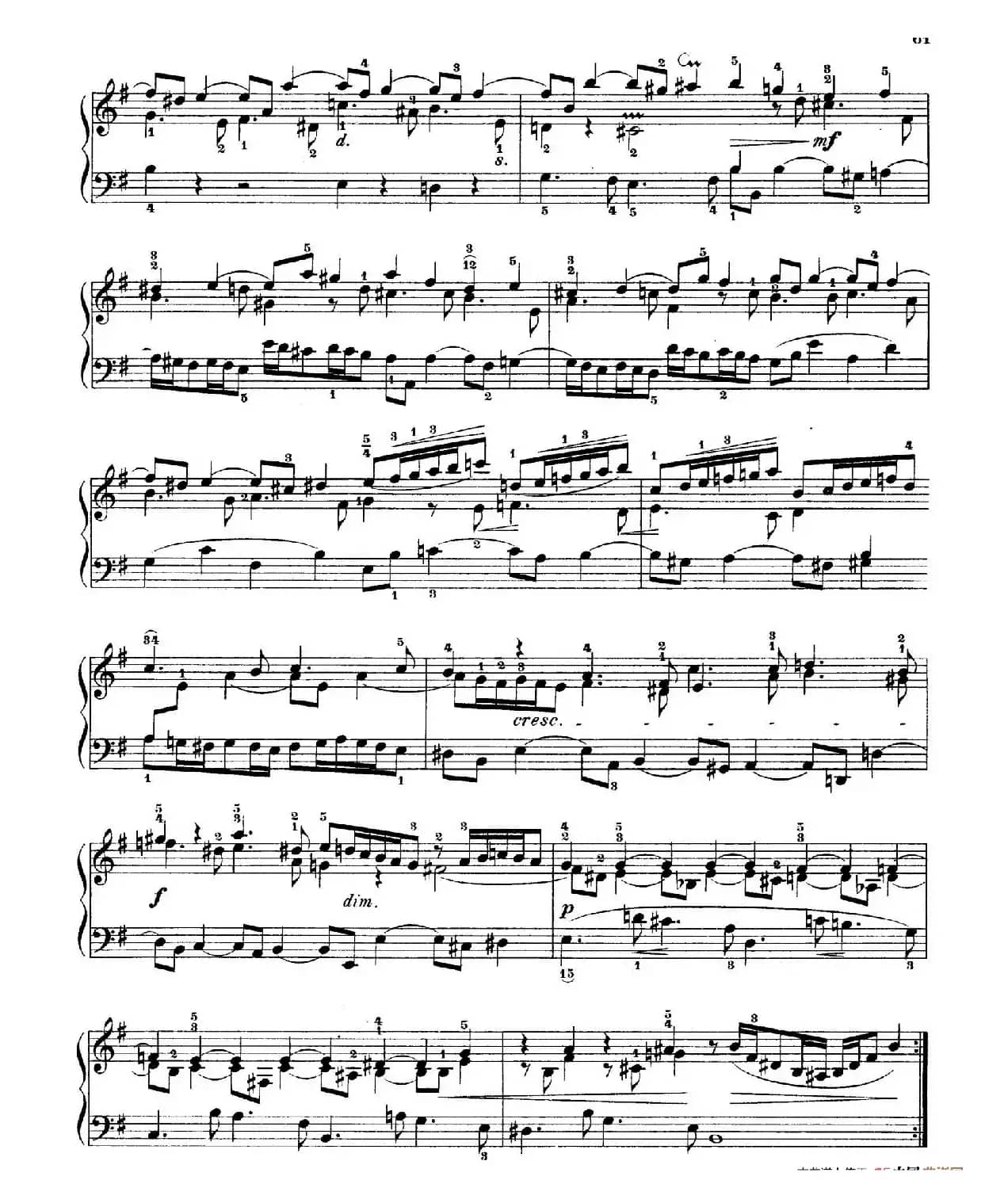 Six Partitas BWV 825-830（6首帕蒂塔·6）