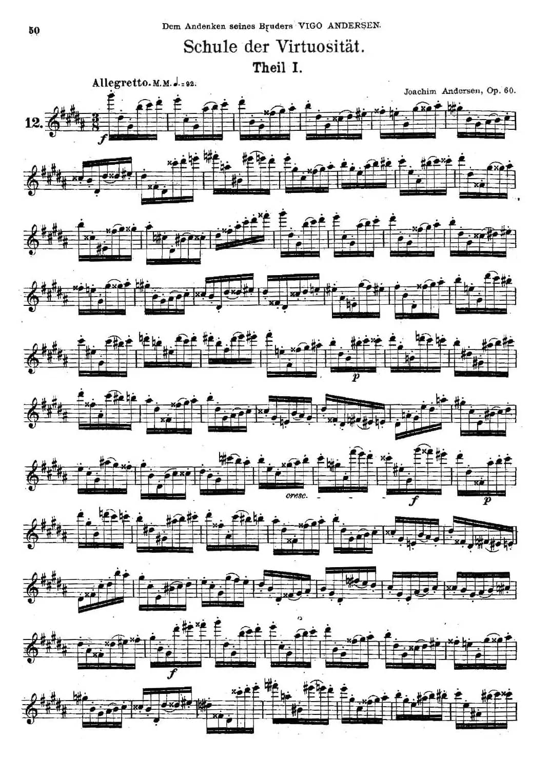 Schule der Virtuosität. Op. 60（12）