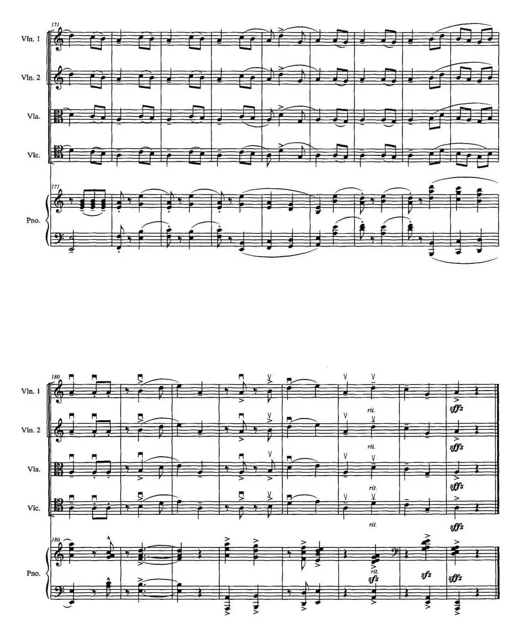 《赛龙夺锦》主题狂想曲（为钢琴弦乐五重奏而作）