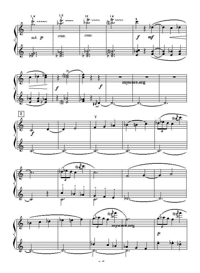 艾金娜与马塞拉涅尼亚双人舞（四手联弹之一）