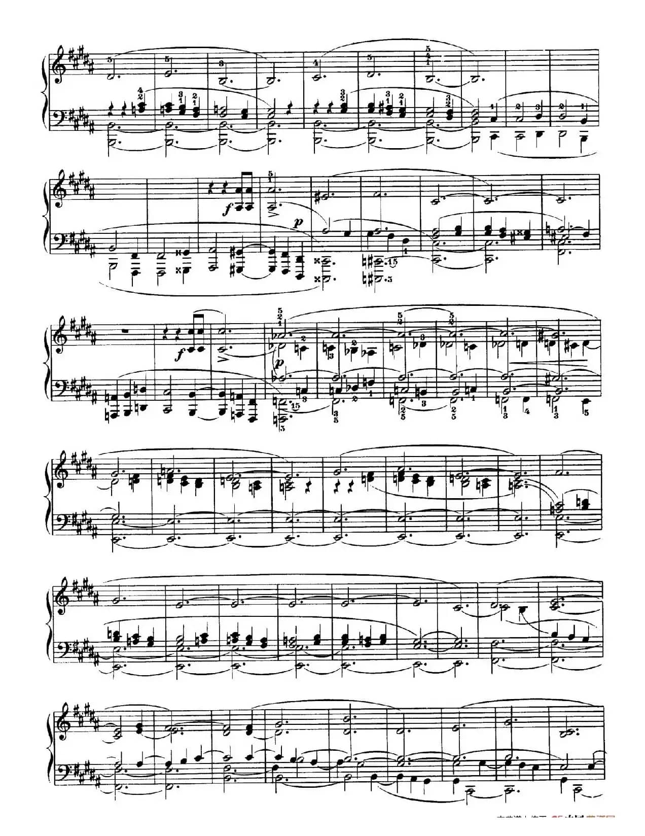 Piano Sonata No.3 in b Minor Op.58（b小调第三钢琴奏鸣曲·第二乐章）