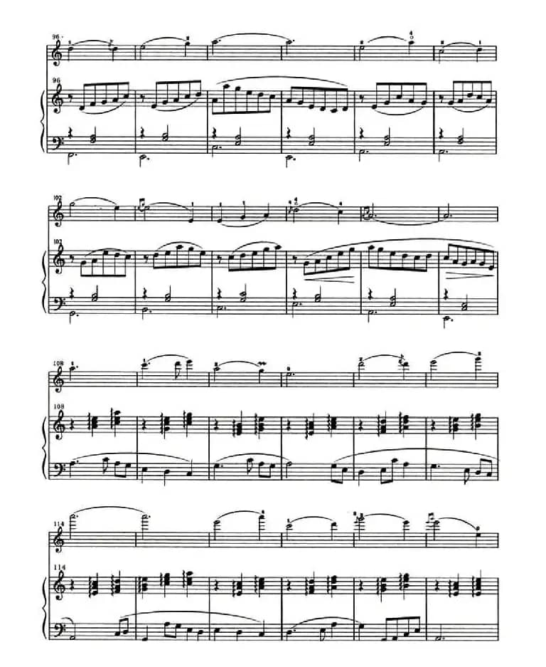 那达幕盛会（小提琴+钢琴伴奏）