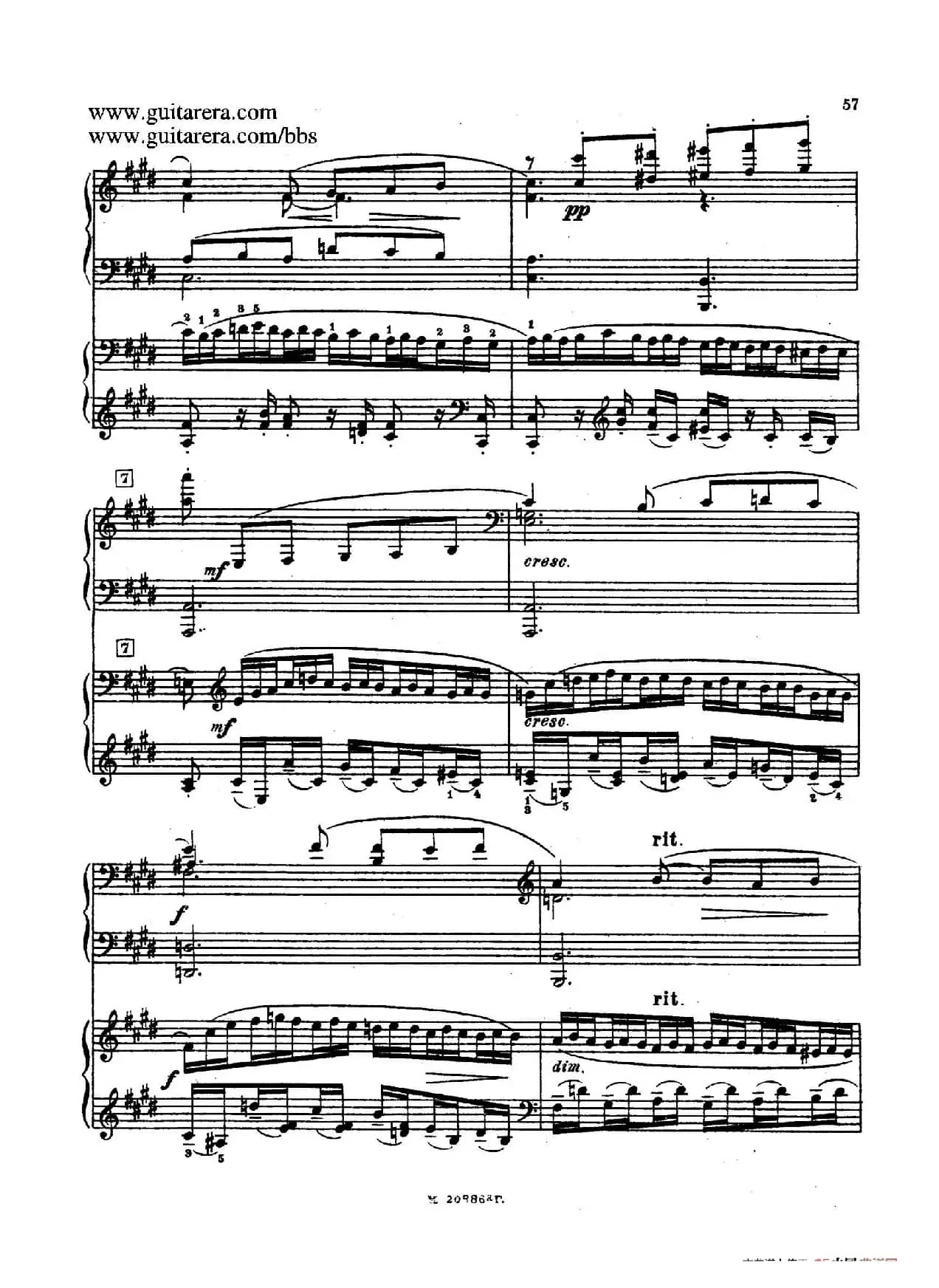 第二双钢琴组曲 Suite for Two Pianos No.2 Op.17（3. 浪漫曲 Romance）