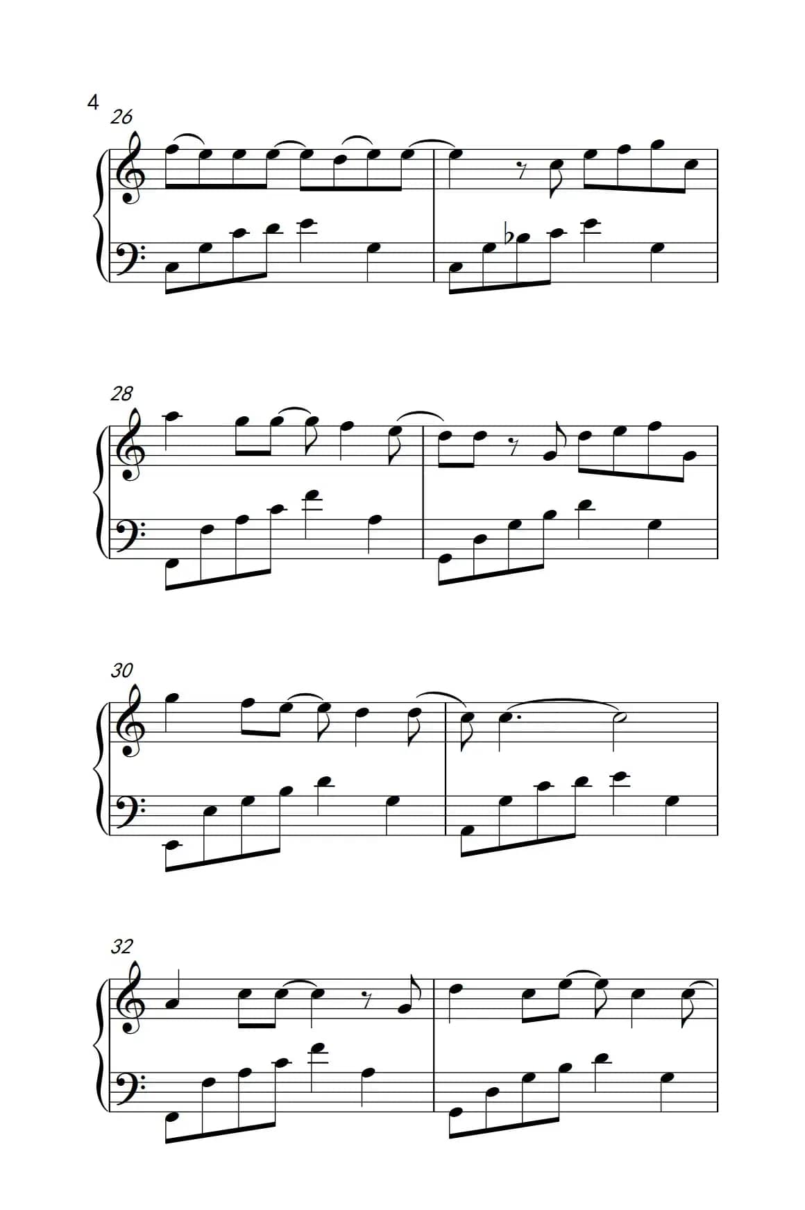 你不知道的事（《弹吧音教》制谱版2）