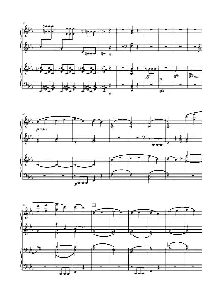 《命运》第一乐章（双钢琴）