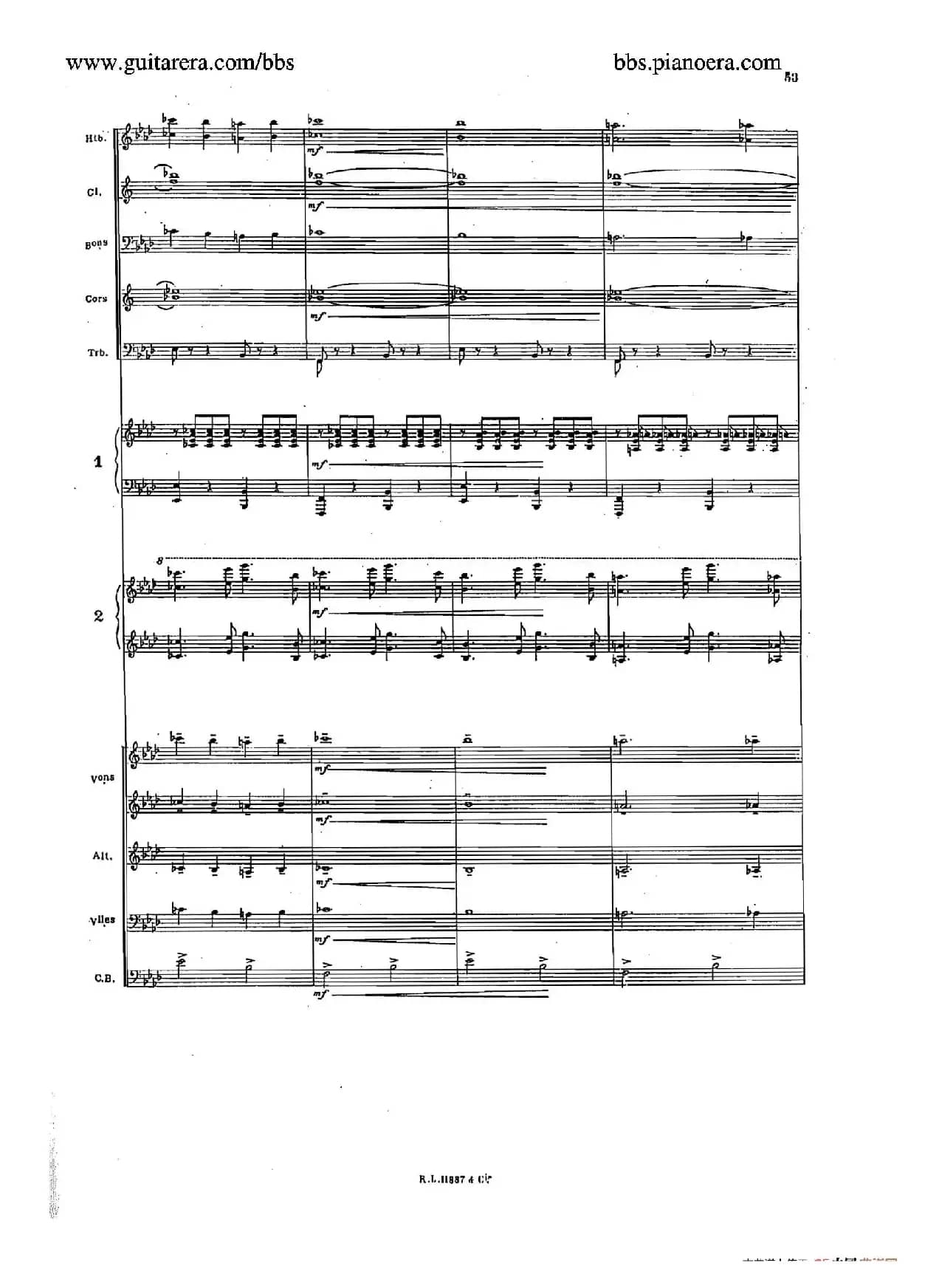 Concerto for 2 Pianos in d Minor（d小调双钢琴协奏曲·总谱）