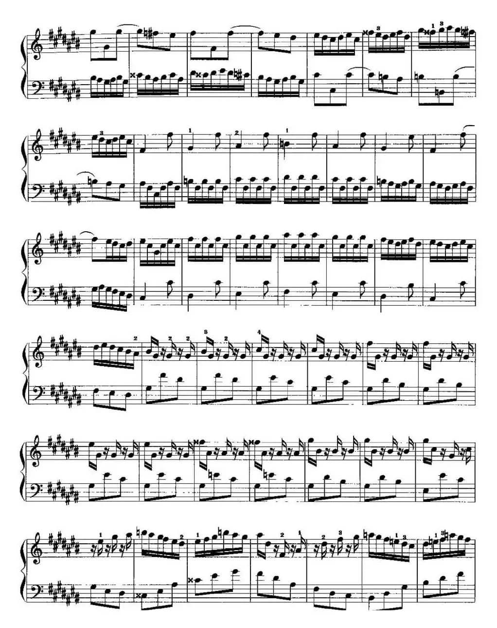 手风琴复调作品：升C大调前奏曲与赋格