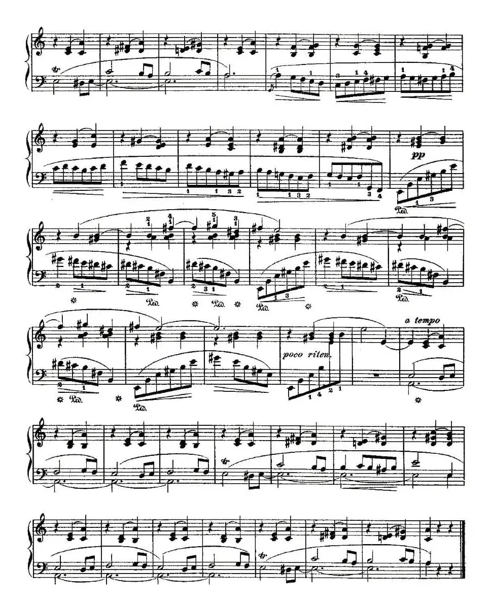 valse brillante，Op.34, No.2