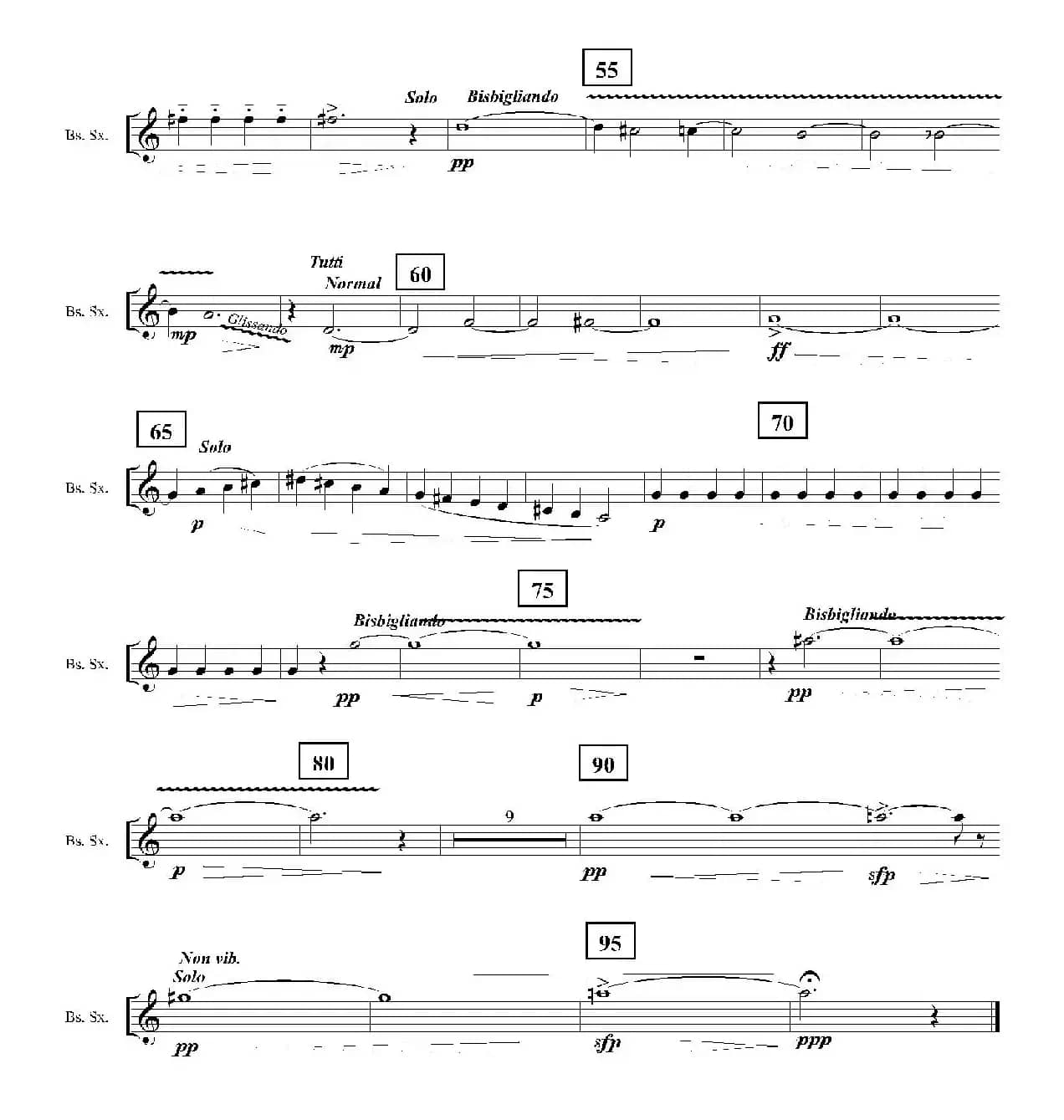 Ingravity（第三乐章）（低音萨克斯分谱）