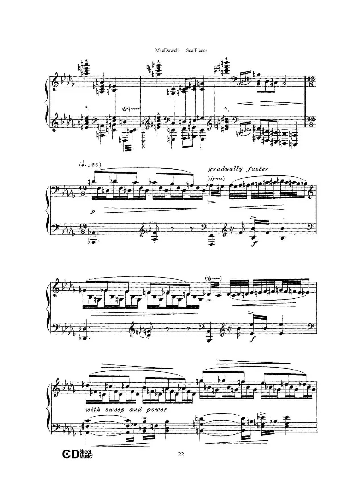 海景 Sea Pieces Op.55（No.8）