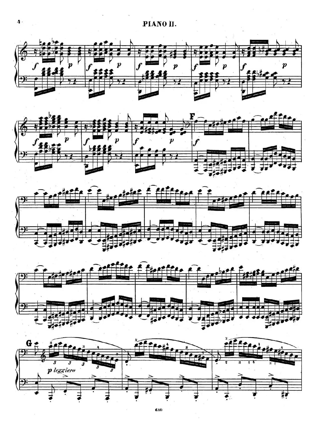Chaconne for 2 Pianos Op.150（双钢琴第二钢琴）