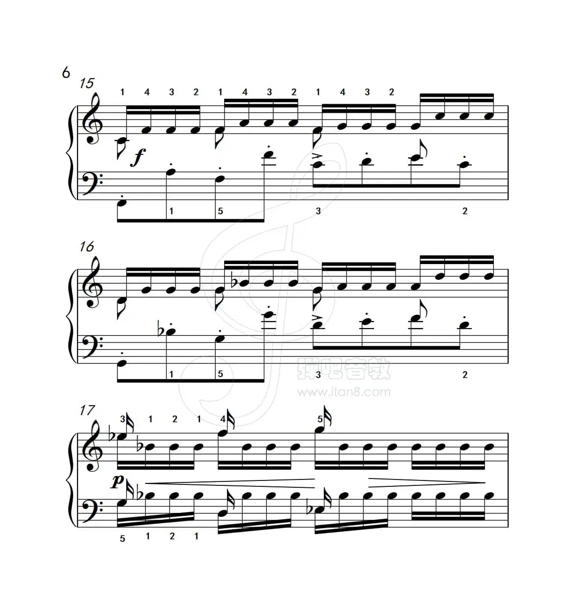 练习曲 12（克拉莫钢琴练习曲60首）