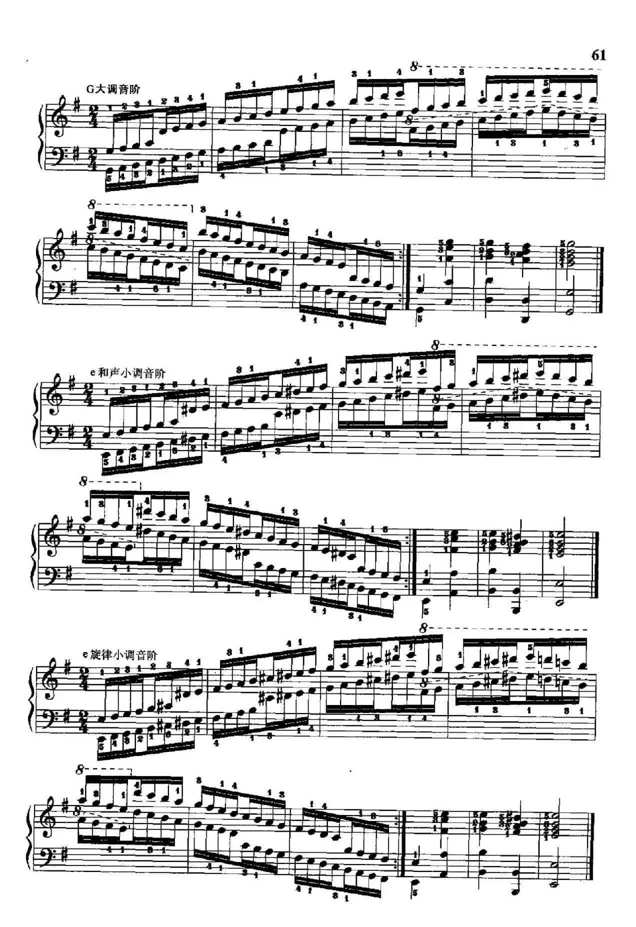哈农钢琴练指法（第二部分·39）