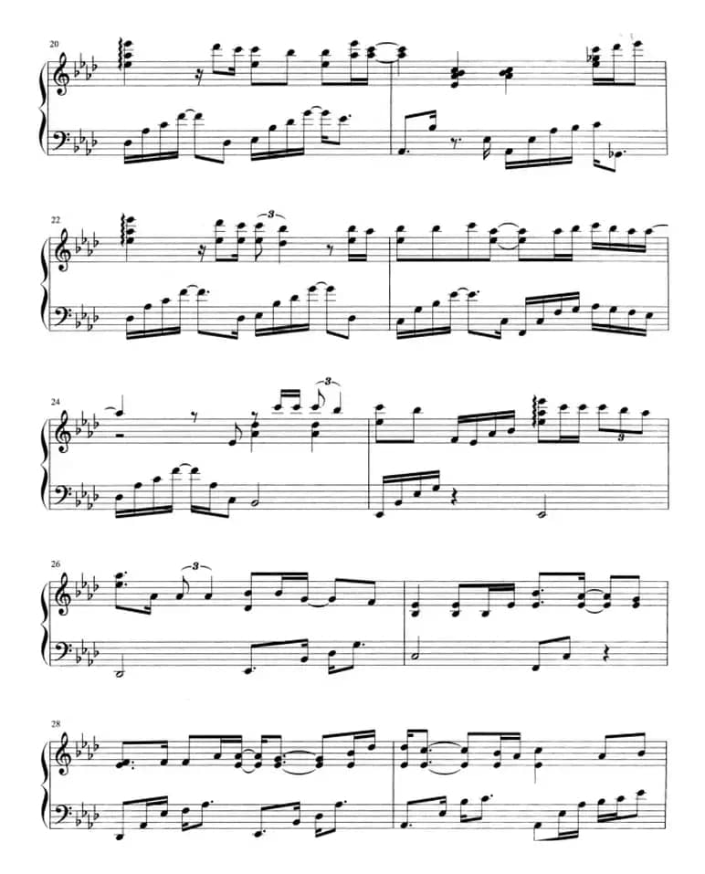 流行歌曲改编的钢琴曲：彩虹弯弯