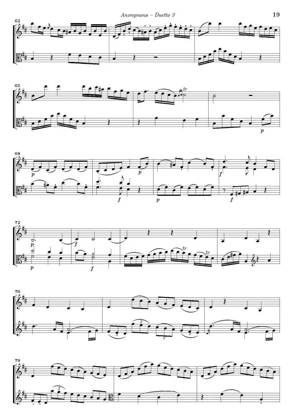 Duetto 3（小提琴+中提琴）