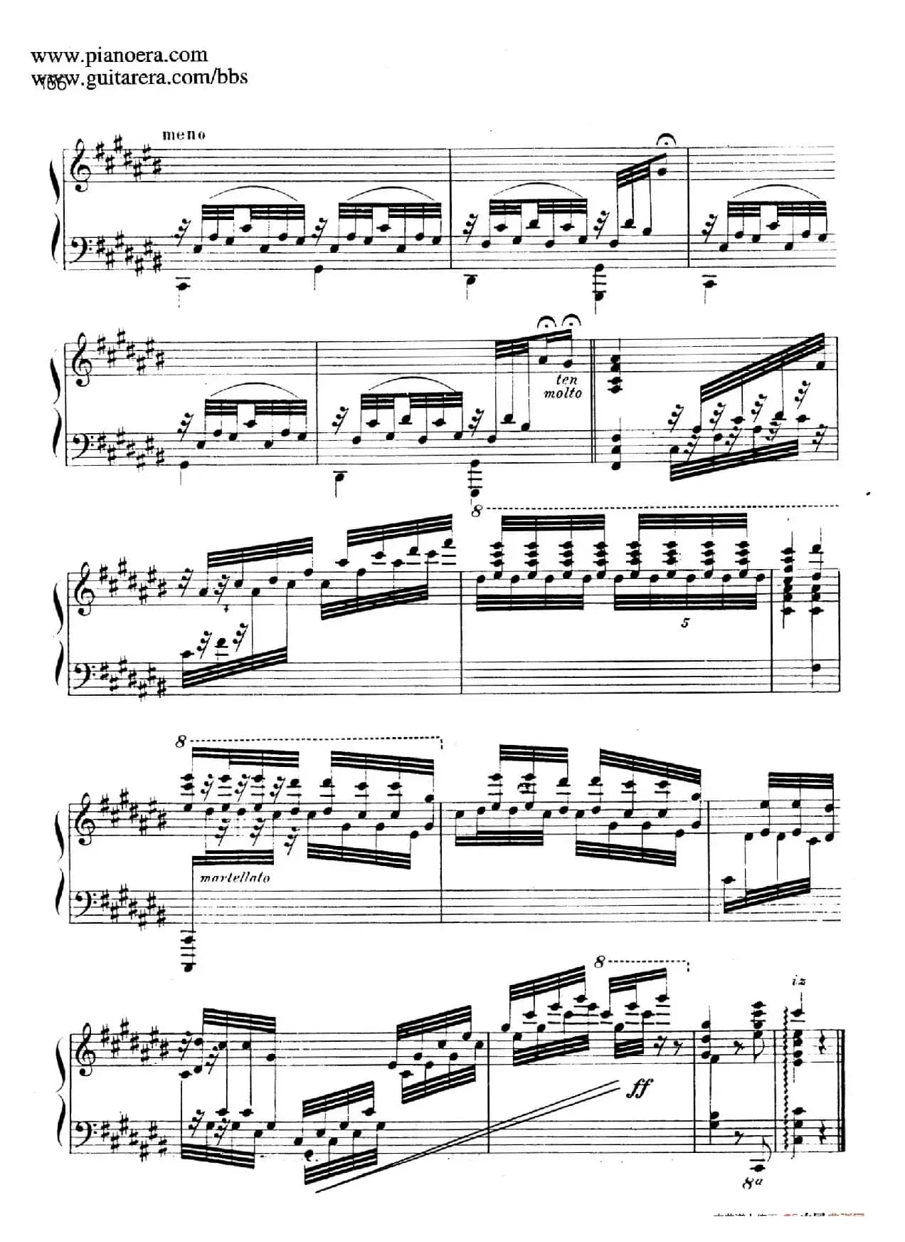 Allegro de Concierto（升C大调音乐会快板）