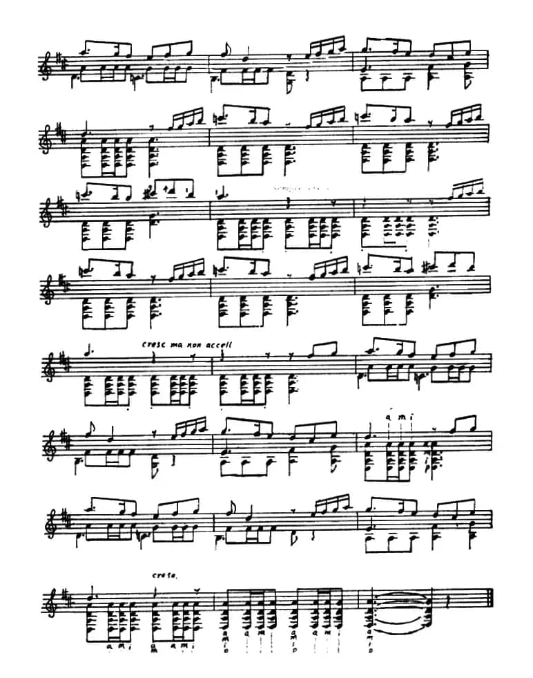 舞蹈第一号（古典吉他）