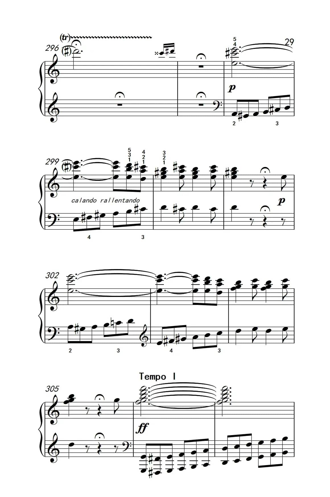 奏鸣曲 Opus 2 Nr.3 第四乐章（贝多芬奏鸣曲集 1）