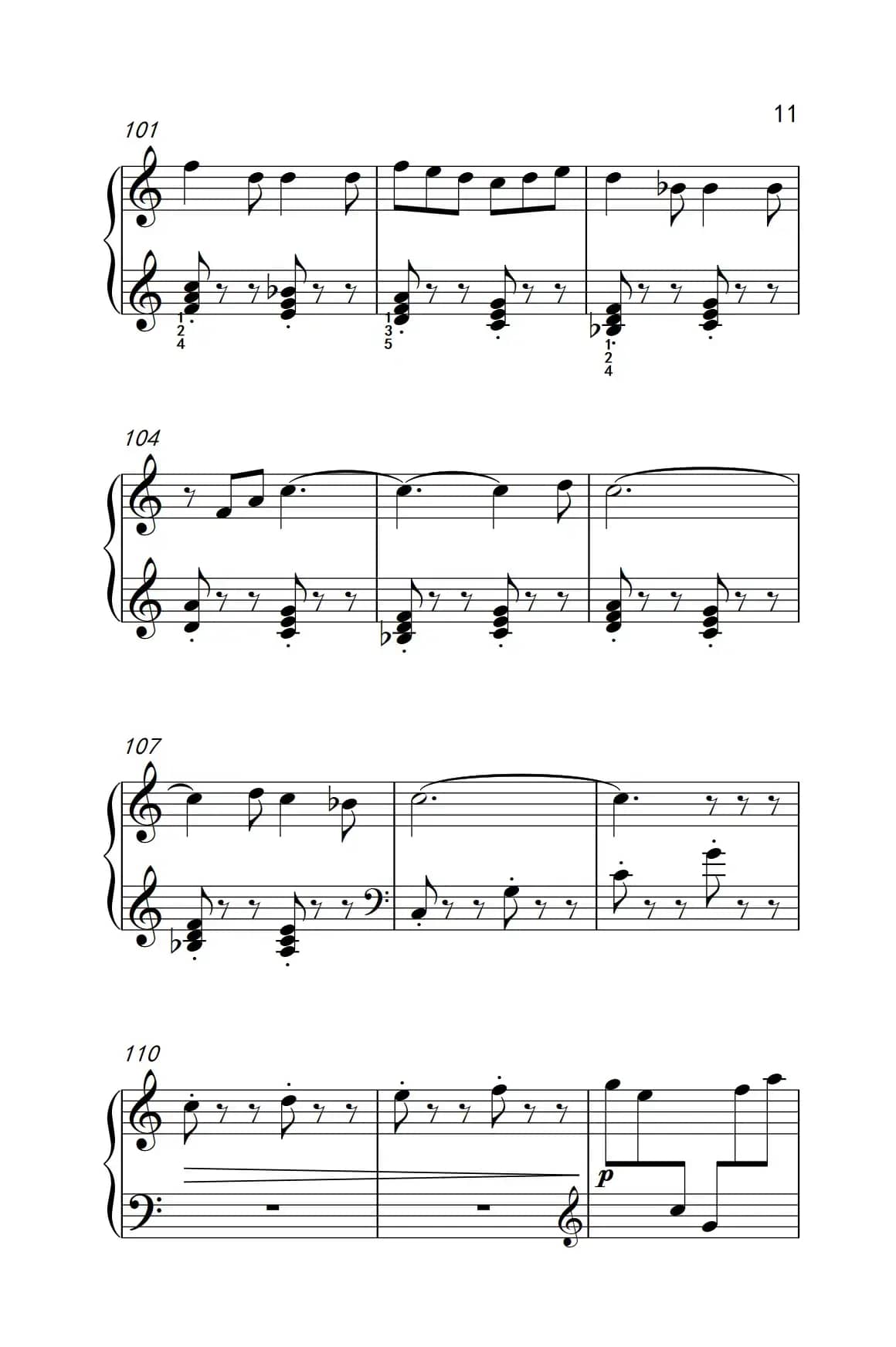 第七级1.回旋曲（中央音乐学院 钢琴（业余）考级教程 7-9级）